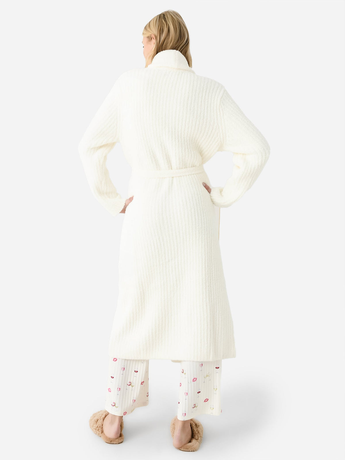 Barefoot Dreams Women's Eco CozyChic Ribbed Robe
