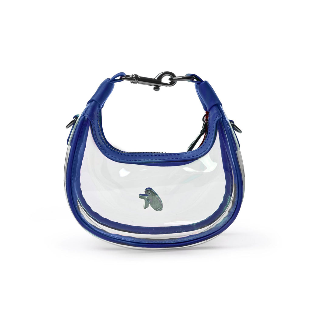 NANO CLEAR HOBO BAG - BLUE