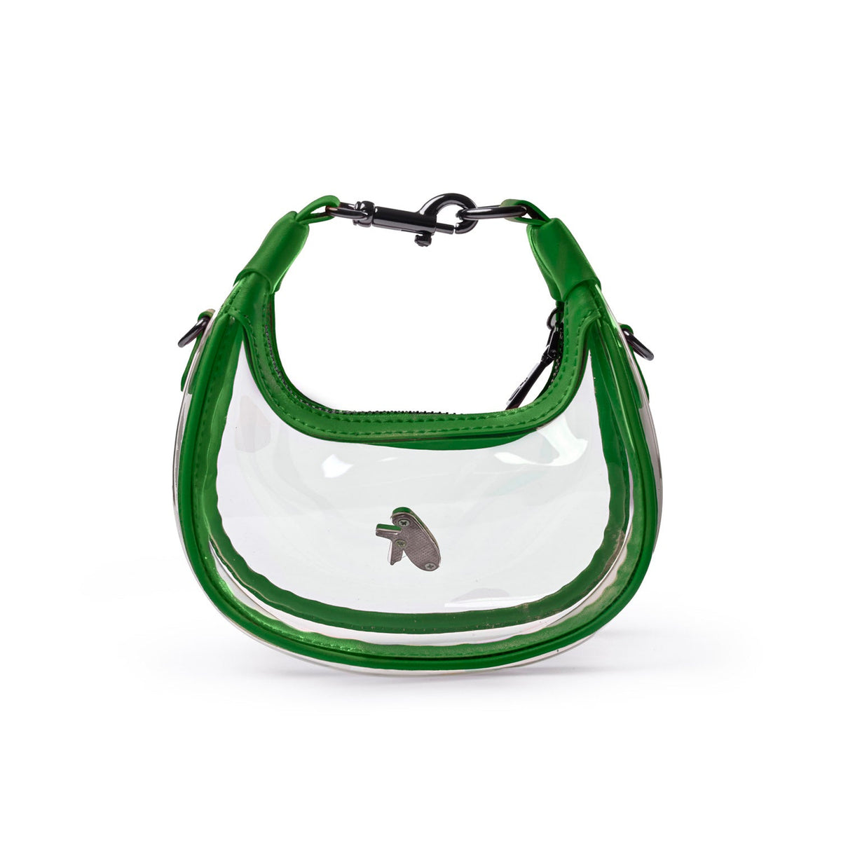 NANO CLEAR HOBO BAG - GREEN