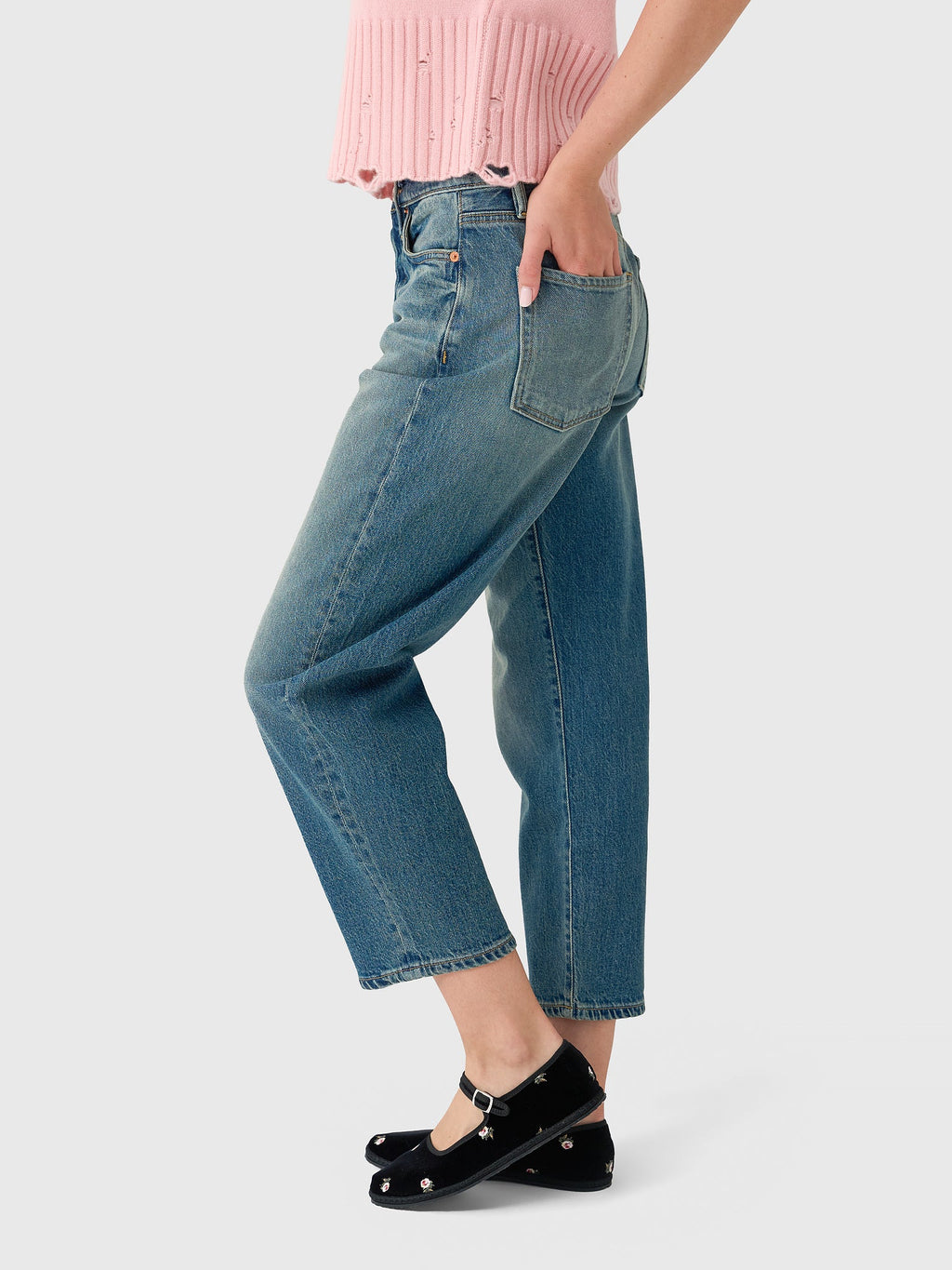 Betro Simone Women's Ellen Barrel Leg Jean