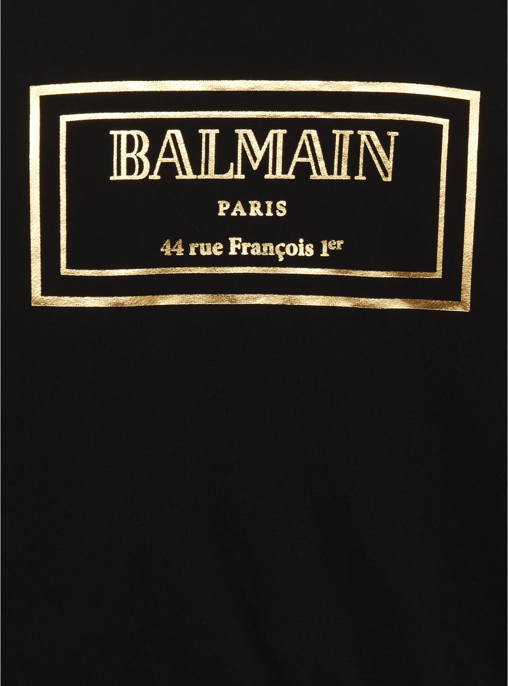 BALMAIN Thick Cotton Jersey Sweatshirt Kids Apparel