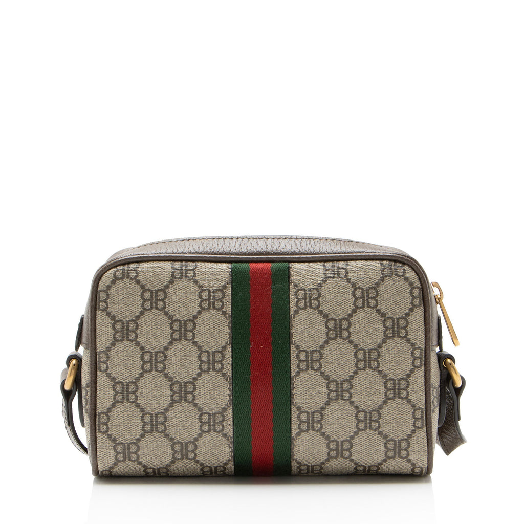 Balenciaga x Gucci BB Supreme Ophidia The Hacker Project Mini Shoulder Bag - Beige/Brown