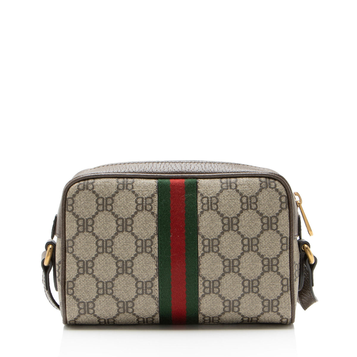 Balenciaga x Gucci BB Supreme Ophidia The Hacker Project Mini Shoulder Bag - Beige/Brown