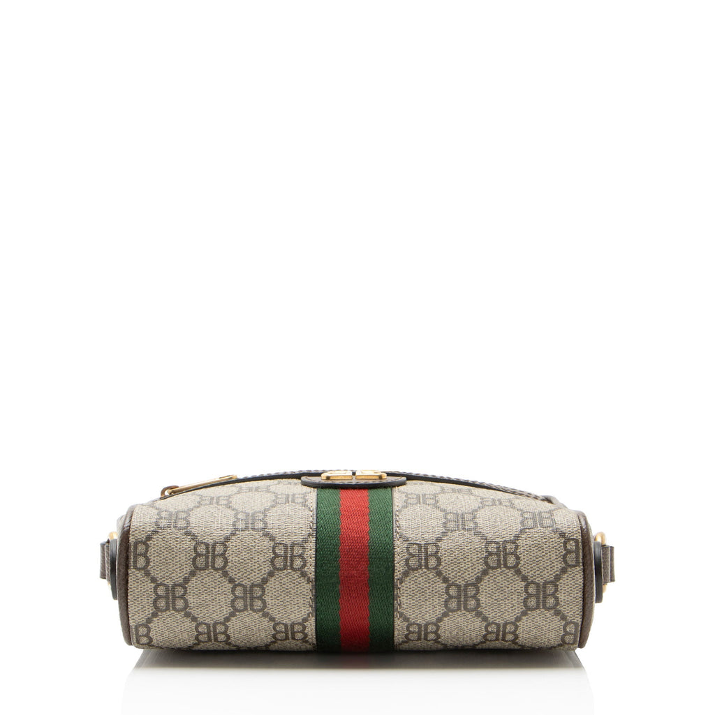 Balenciaga x Gucci BB Supreme Ophidia The Hacker Project Mini Shoulder Bag - Beige/Brown
