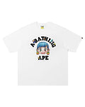 Bape x Mr College Tee White