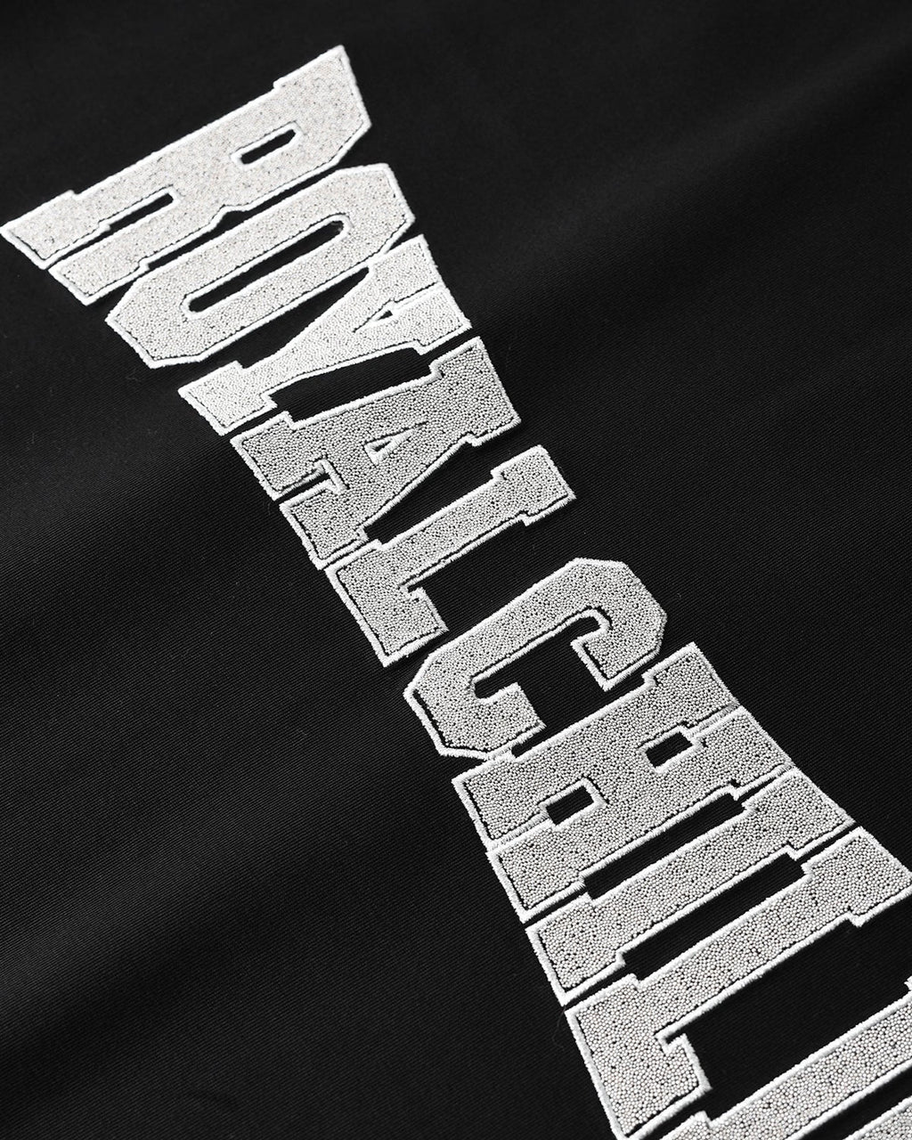 Birth of Royal Child Crystal Embellished Tee Black