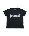Birth of Royal Child Crystal Embellished Tee Black