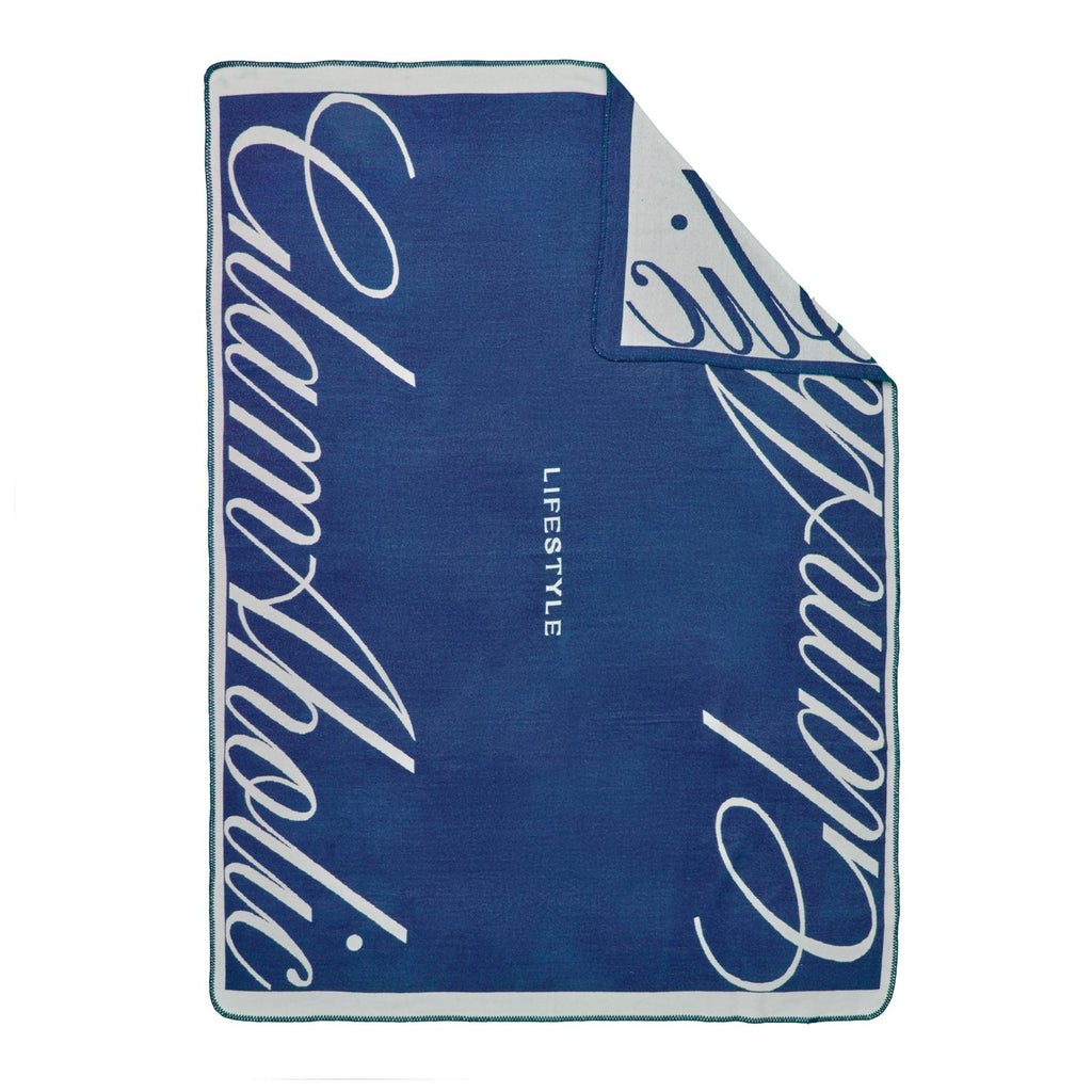 SIGNATURE LUXE THROW BLANKET - NAVY