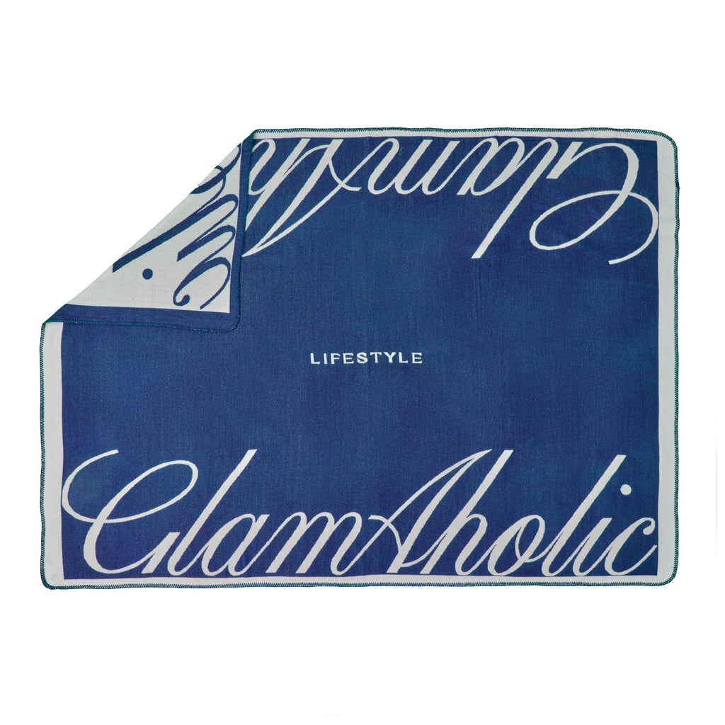 SIGNATURE LUXE THROW BLANKET - NAVY