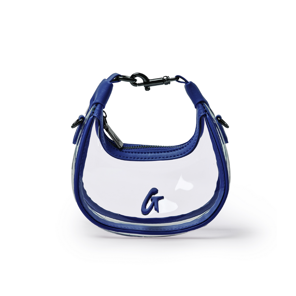 NANO CLEAR HOBO BAG - BLUE