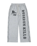 Boredom Kills Collegiate Sweats Grey/Black