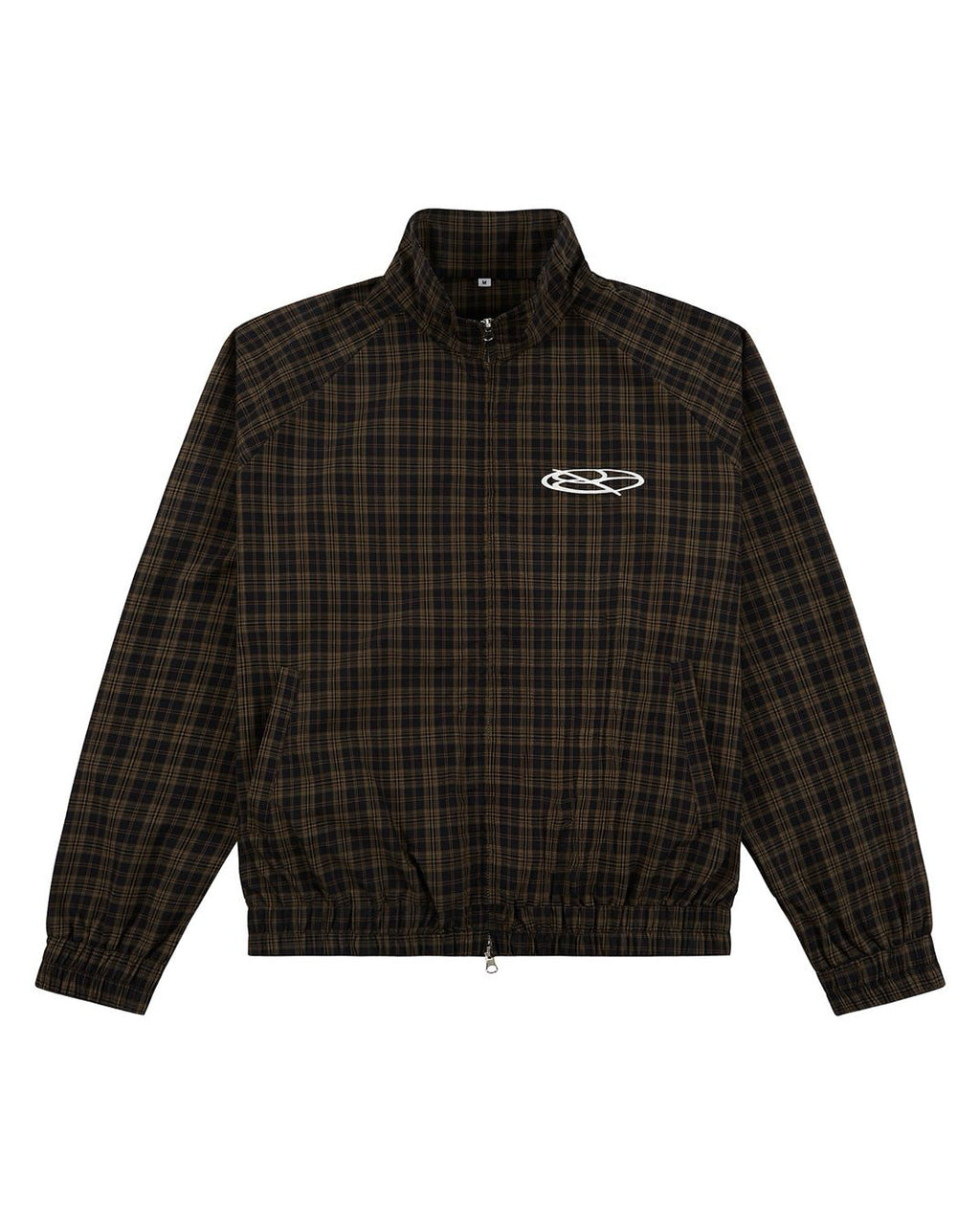 Boredom Kills Lounge Plaid Track Jacket Black