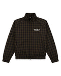 Boredom Kills Lounge Plaid Track Jacket Black