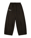 Boredom Kills Lounge Plaid Track Pants Black/Brown
