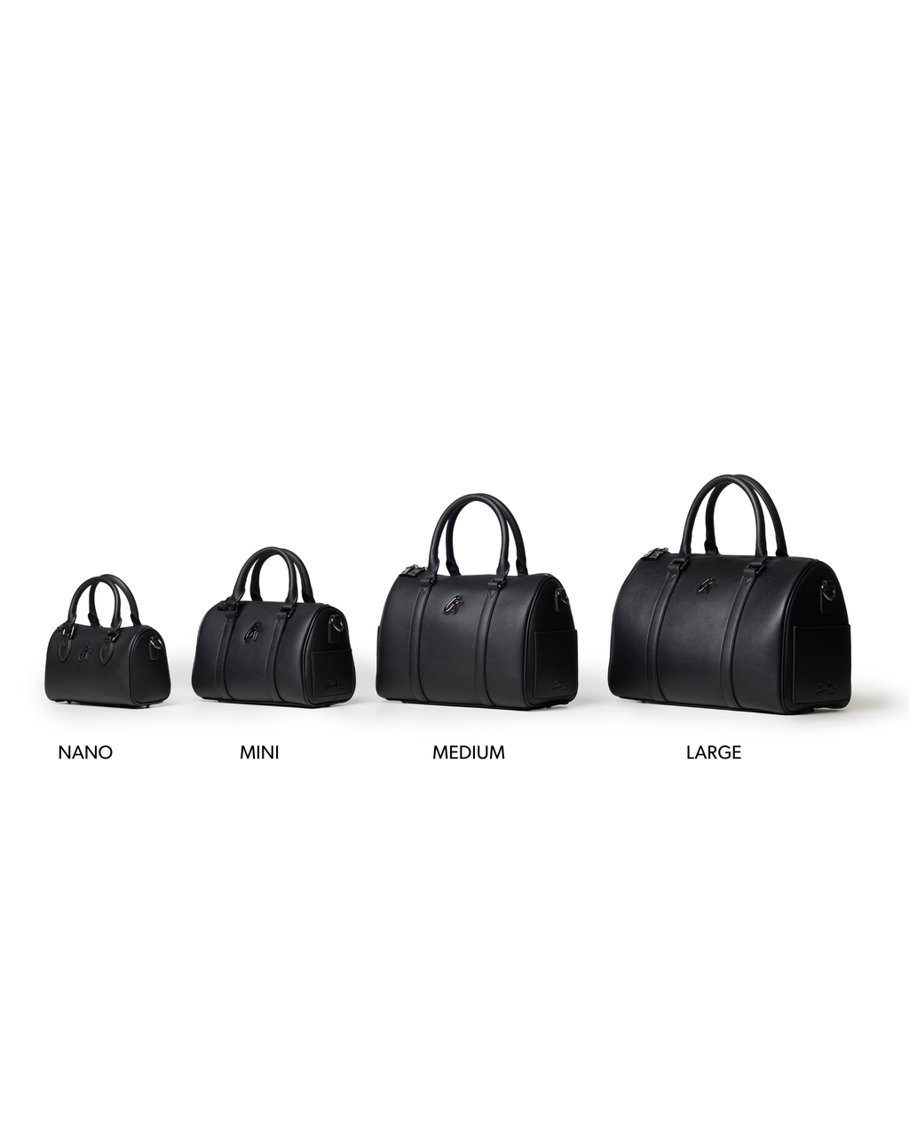 NANO STANDARD GAL BOSTON BAG - BLACK