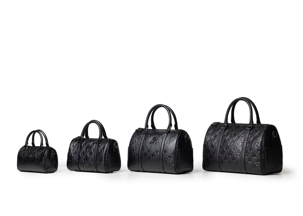 NANO MONOGRAM GAL BOSTON BAG - BLACK