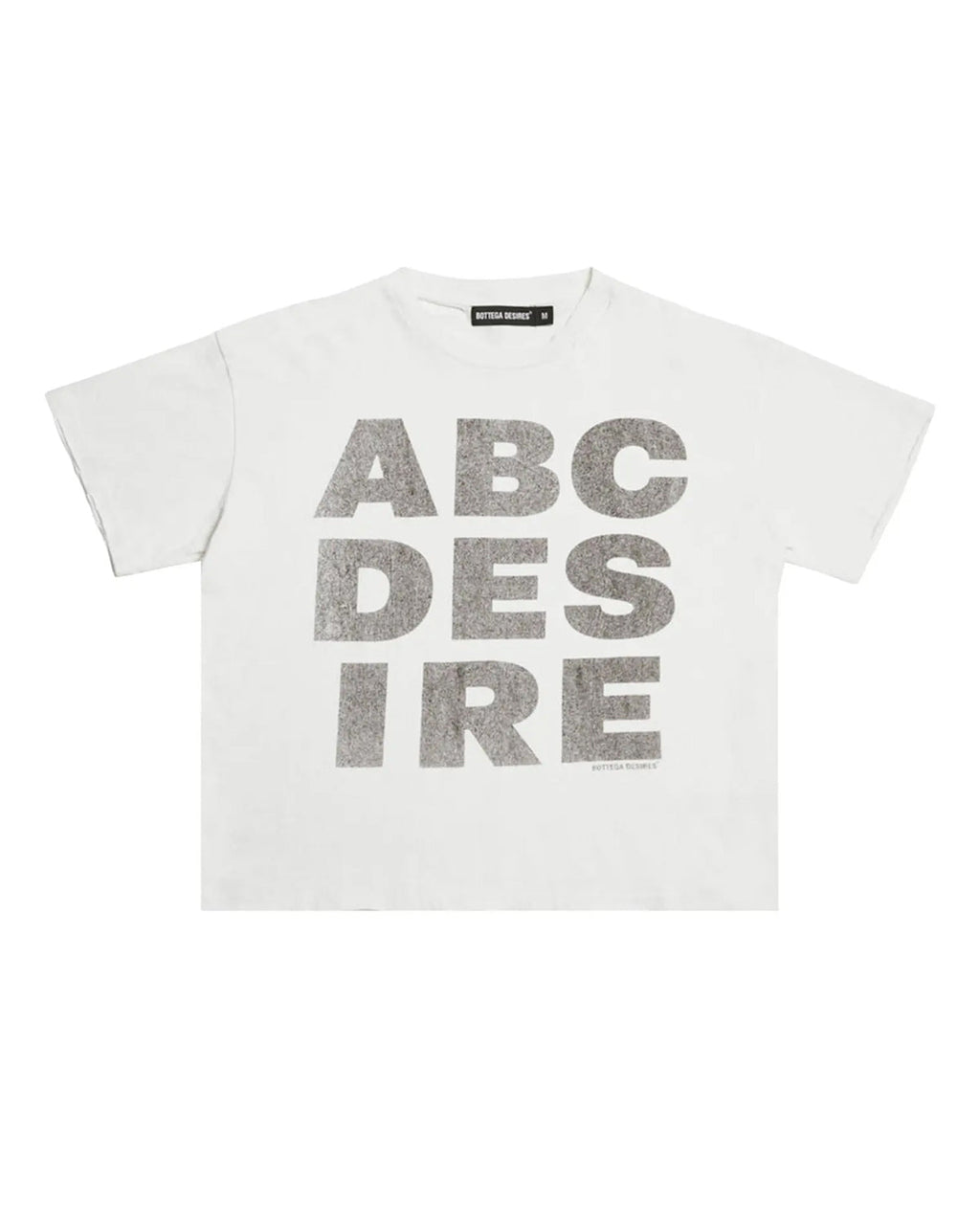 Bottega Desires ABC Desires Tee White
