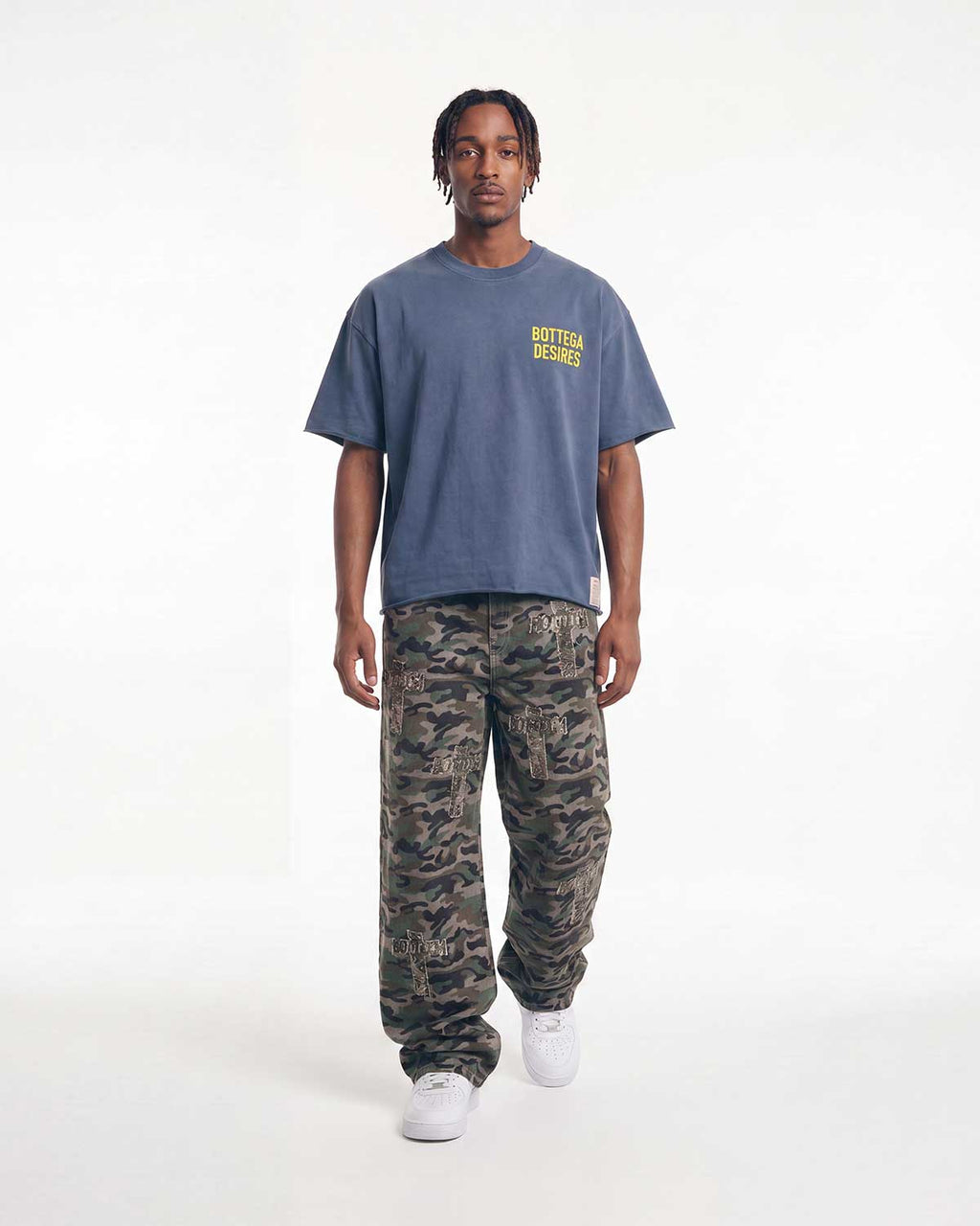 Bottega Desires Holy Grail Denim Pants Camo