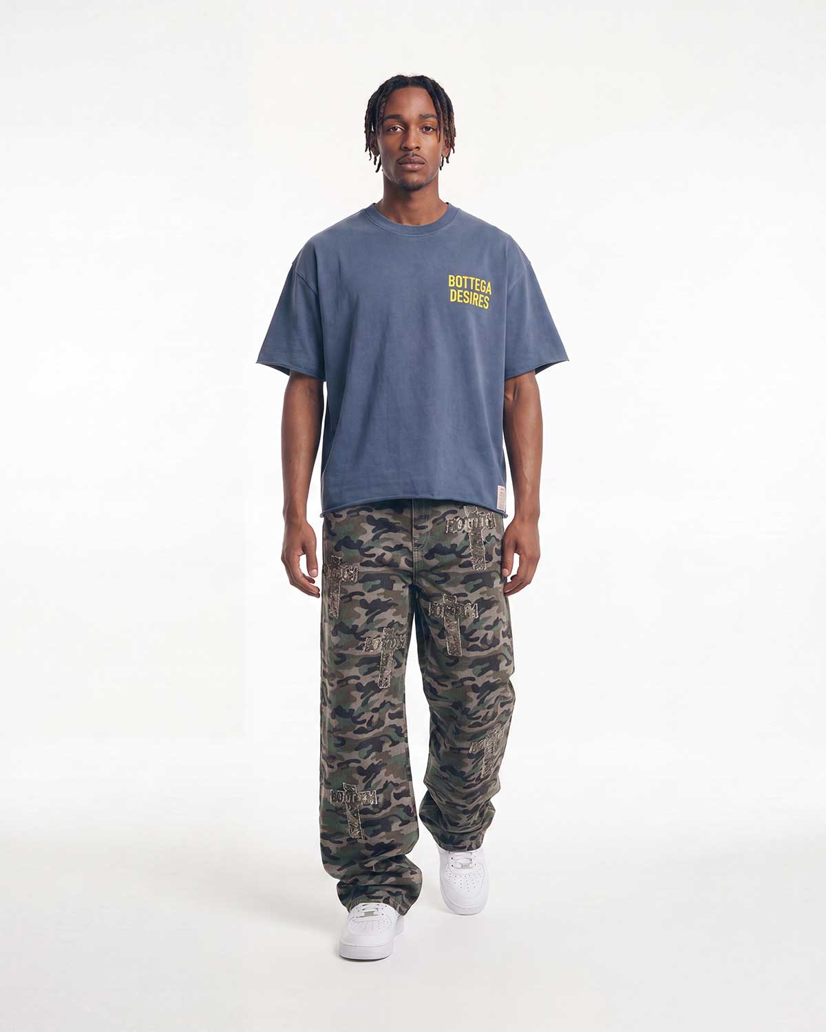 Bottega Desires Holy Grail Denim Pants Camo