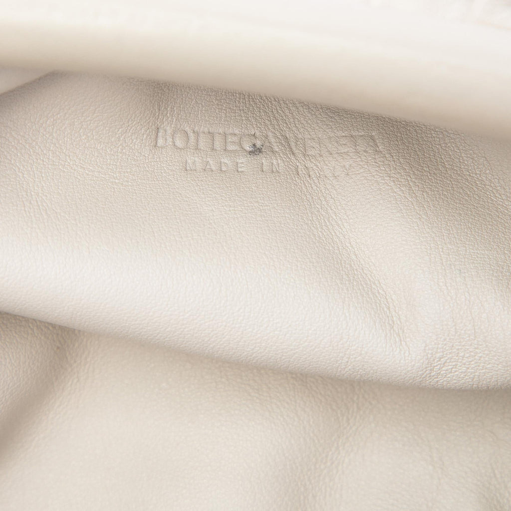 Bottega Veneta Lambskin The Mini Pouch Crossbody Bag - White