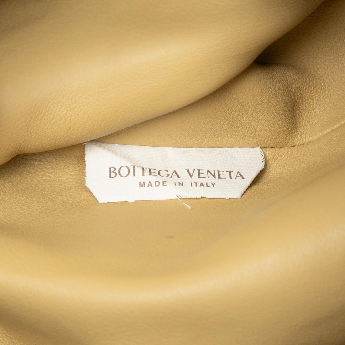 Bottega Veneta Lambskin The Mini Pouch Crossbody Bag - Yellow