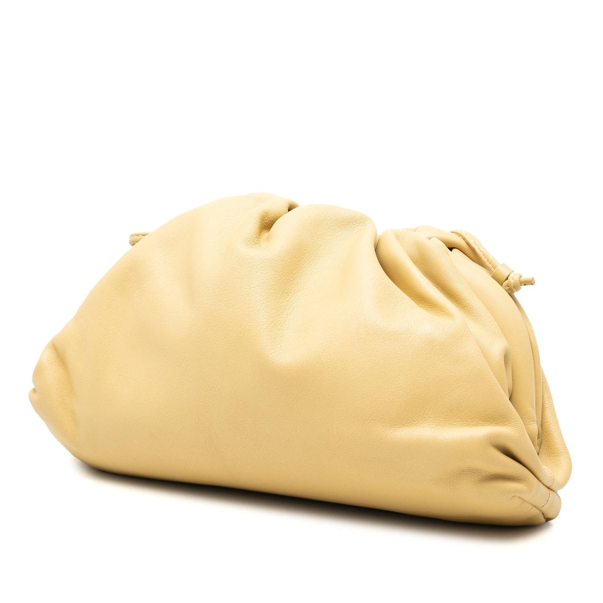 Bottega Veneta Lambskin The Mini Pouch Crossbody Bag - Yellow