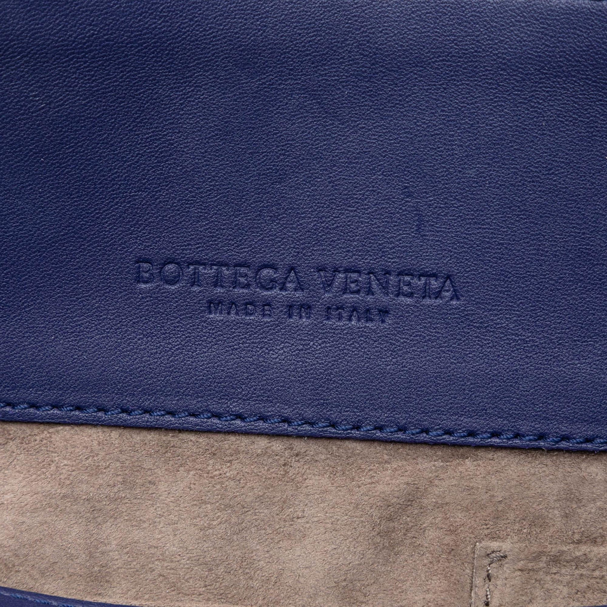Bottega Veneta Medium Nappa Intrecciato Olimpia Shoulder Bag - Blue