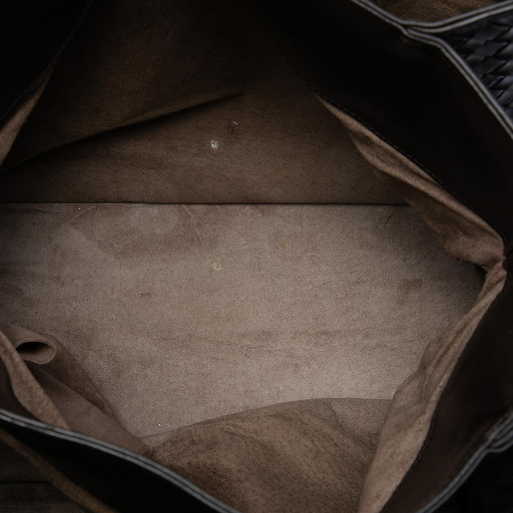 Bottega Veneta Medium Nappa Intrecciato Roma Tote Bag - Brown