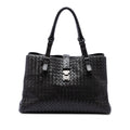 Bottega Veneta Medium Nappa Intrecciato Roma Tote Bag - Brown