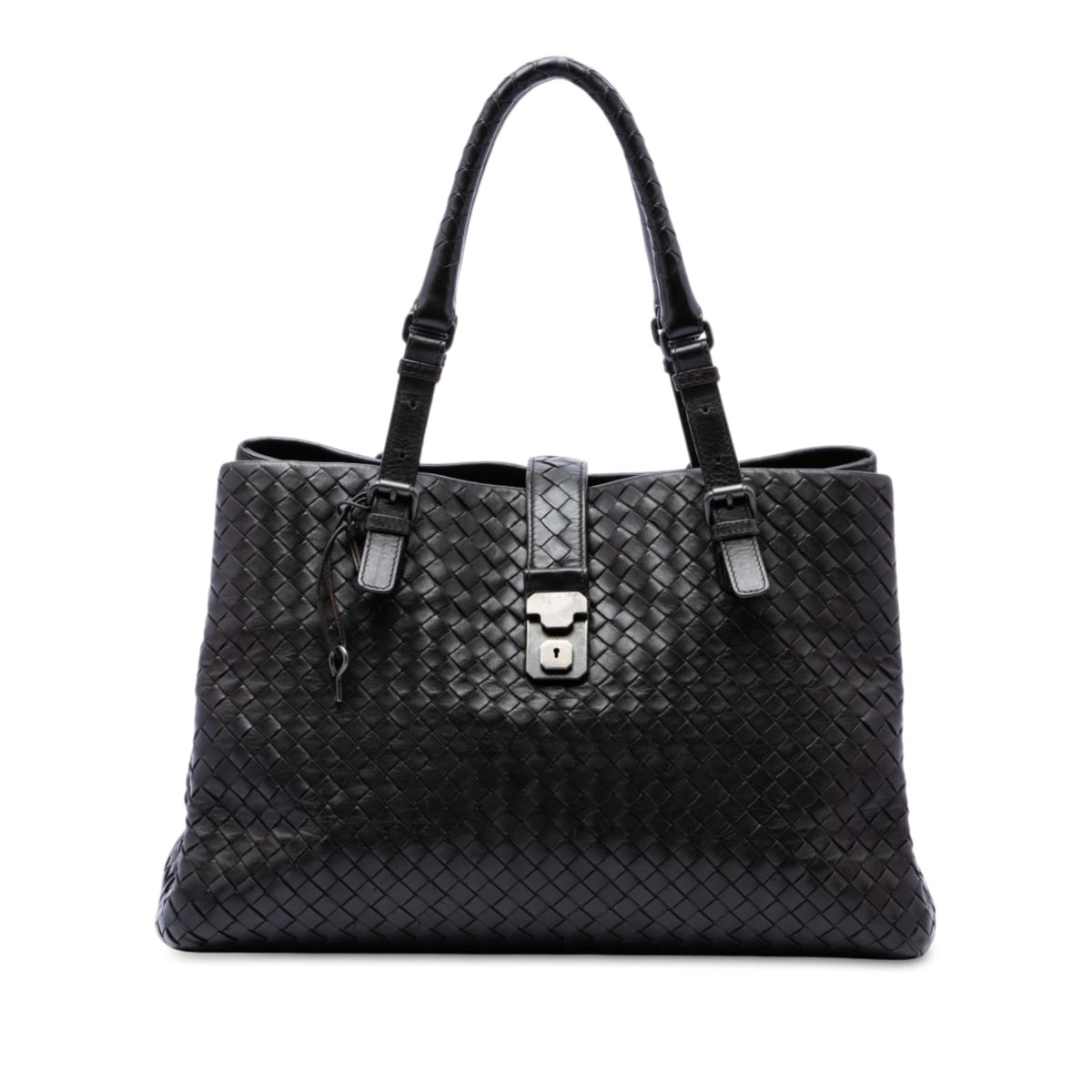 Bottega Veneta Medium Nappa Intrecciato Roma Tote Bag - Brown