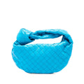Bottega Veneta Mini Nappa Intrecciato Jodie Hobo Bag - Blue