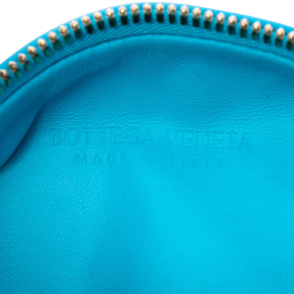 Bottega Veneta Mini Nappa Intrecciato Jodie Hobo Bag - Blue