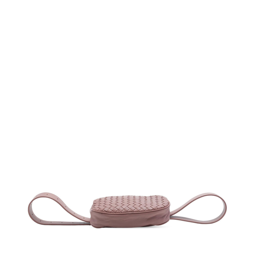 Bottega Veneta Nappa Intrecciato Belt Bag - Pink