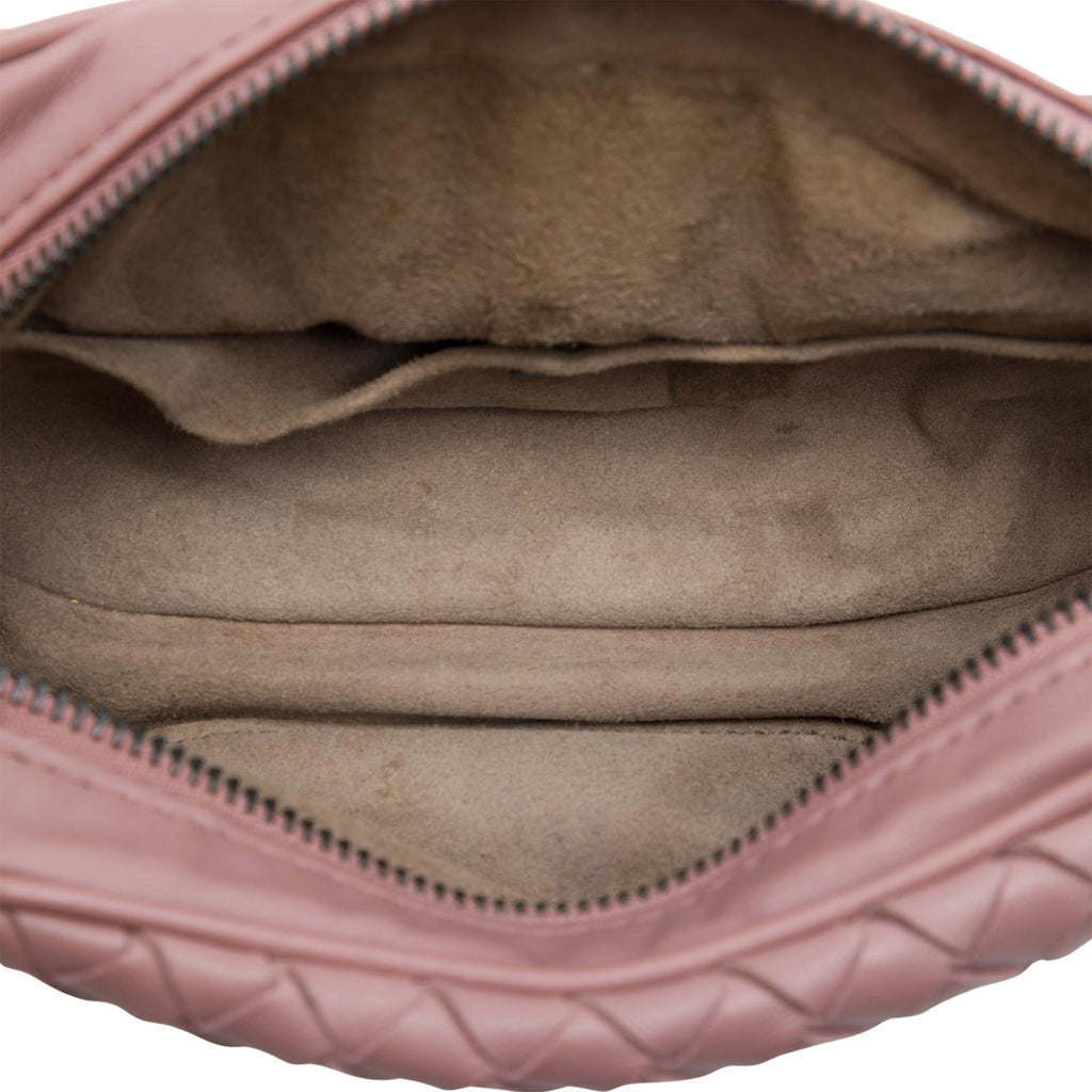 Bottega Veneta Nappa Intrecciato Belt Bag - Pink