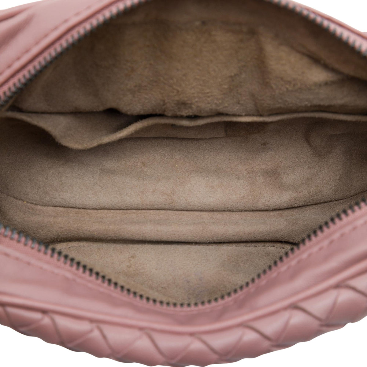 Bottega Veneta Nappa Intrecciato Belt Bag - Pink
