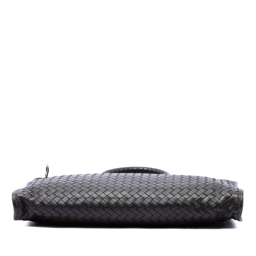 Bottega Veneta Nappa Intrecciato Business Bag - Brown