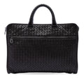 Bottega Veneta Nappa Intrecciato Business Bag - Brown