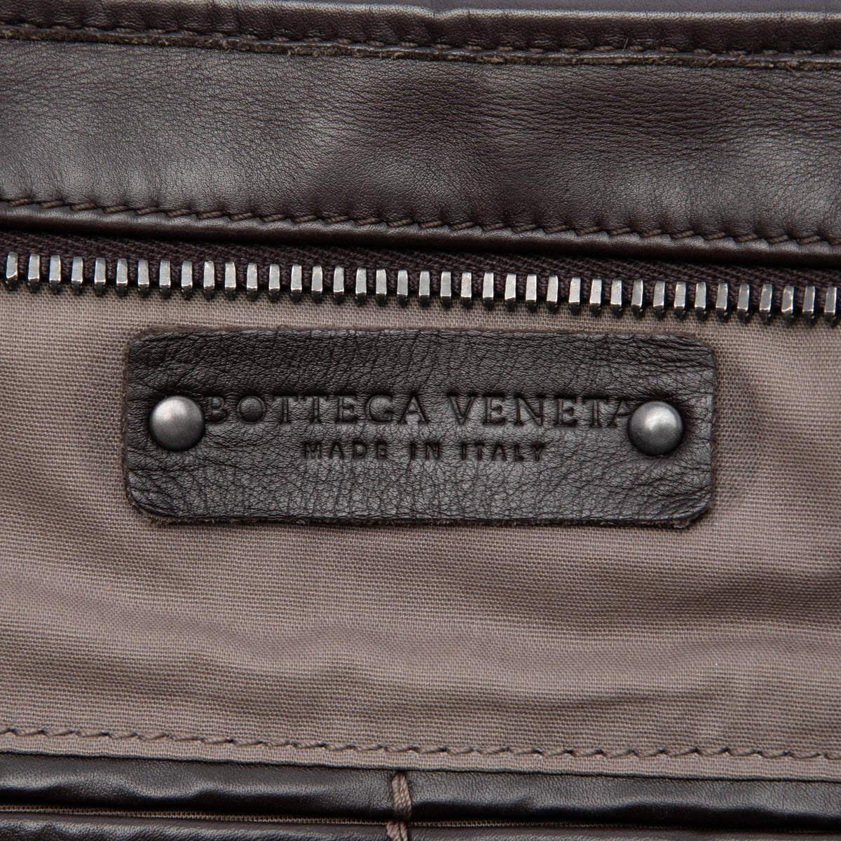 Bottega Veneta Nappa Intrecciato Business Bag - Brown
