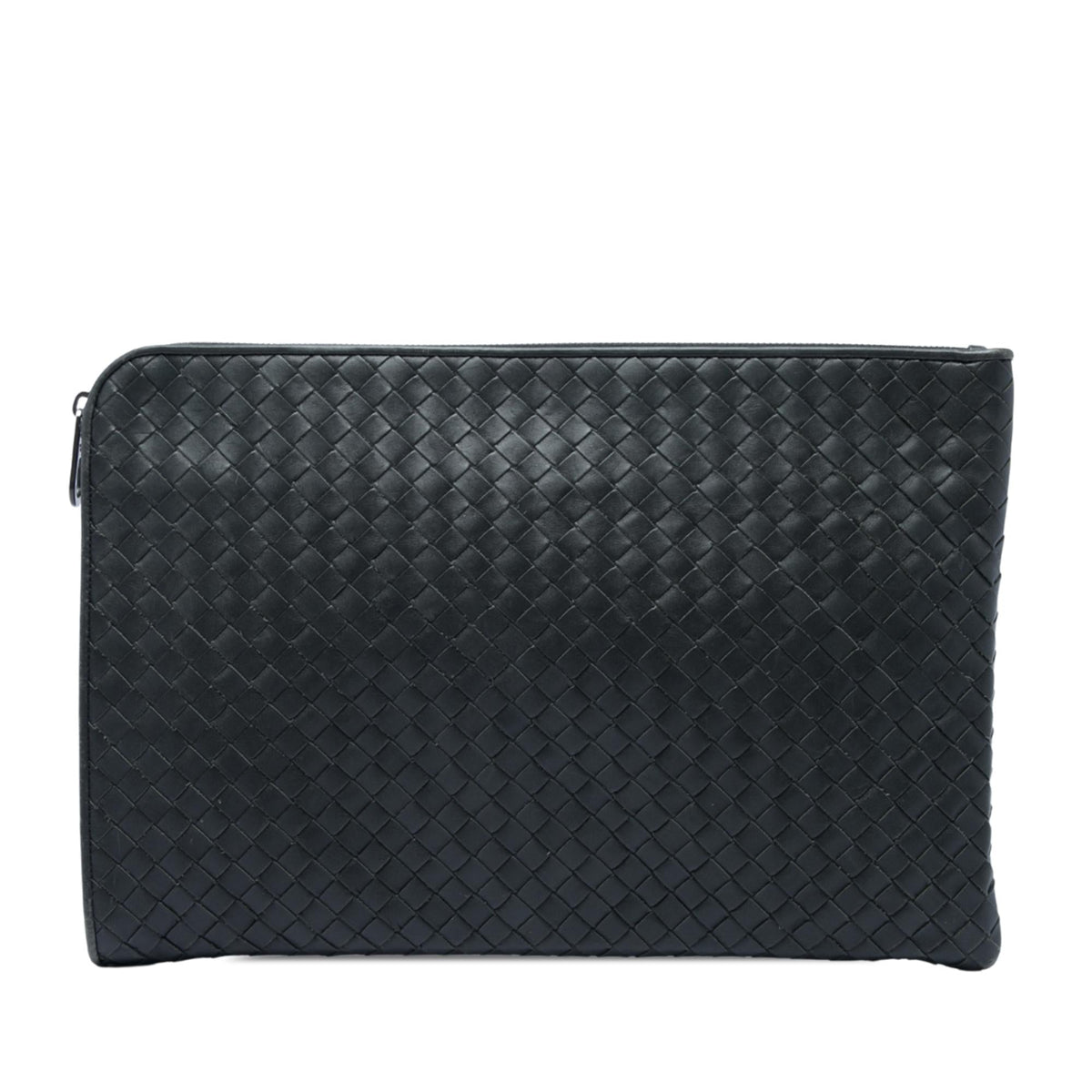 Bottega Veneta Nappa Intrecciato Clutch - Grey