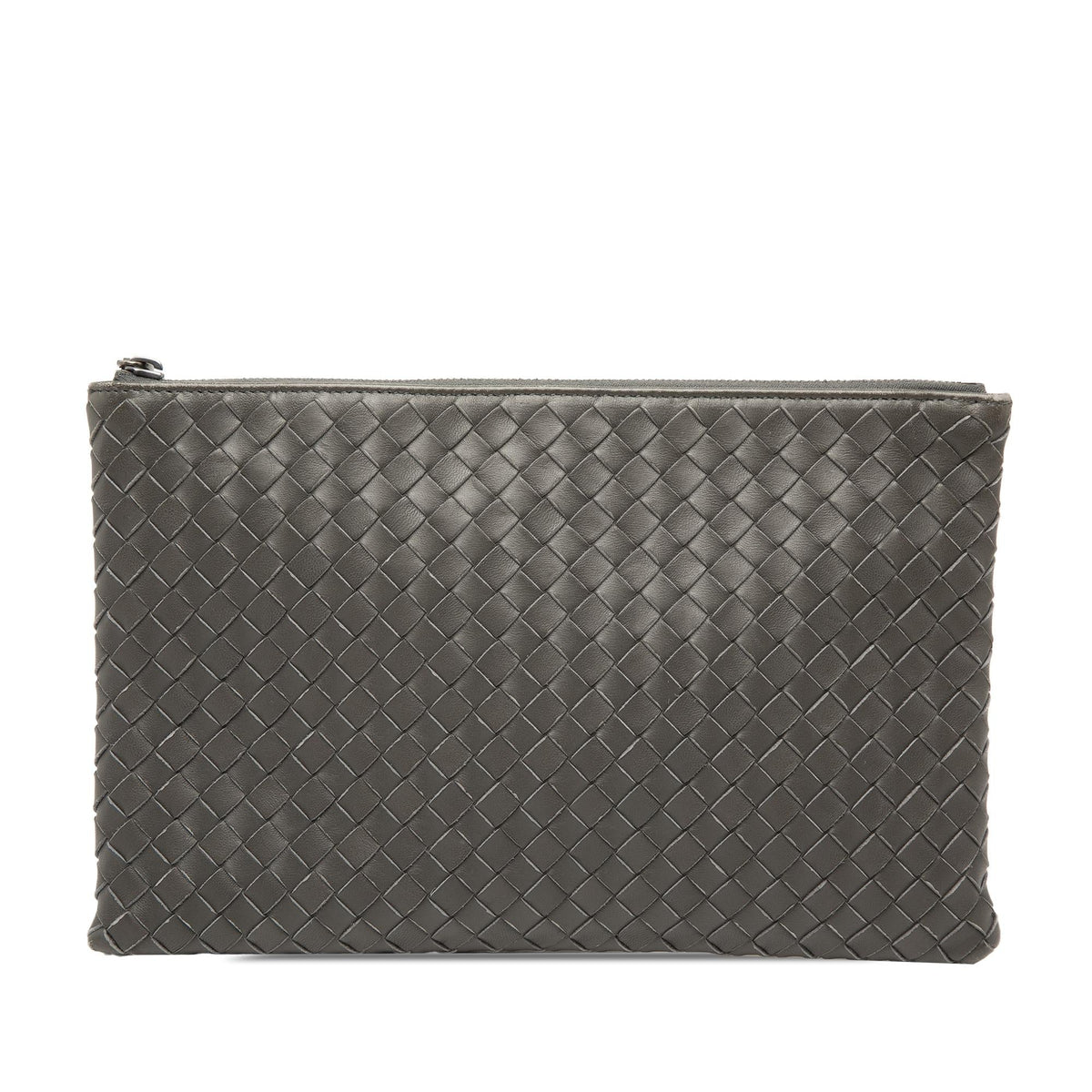 Bottega Veneta Nappa Intrecciato Clutch - Brown