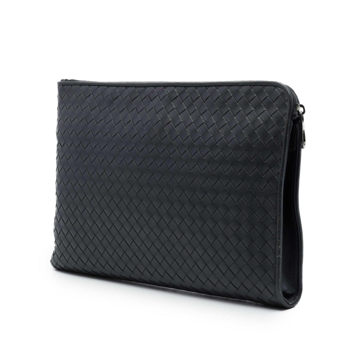 Bottega Veneta Nappa Intrecciato Clutch - Grey