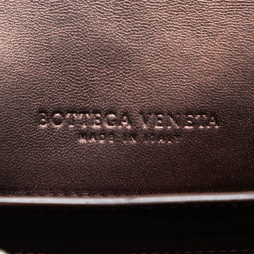 Bottega Veneta Nappa Intrecciato Montebello Crossbody Bag - Brown