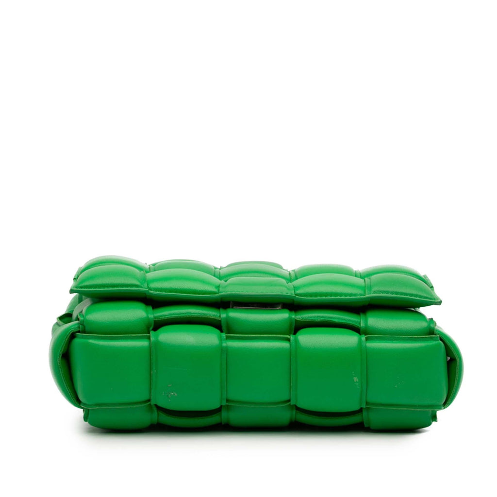 Bottega Veneta Nappa Intrecciato Padded Cassette Crossbody Bag - Green