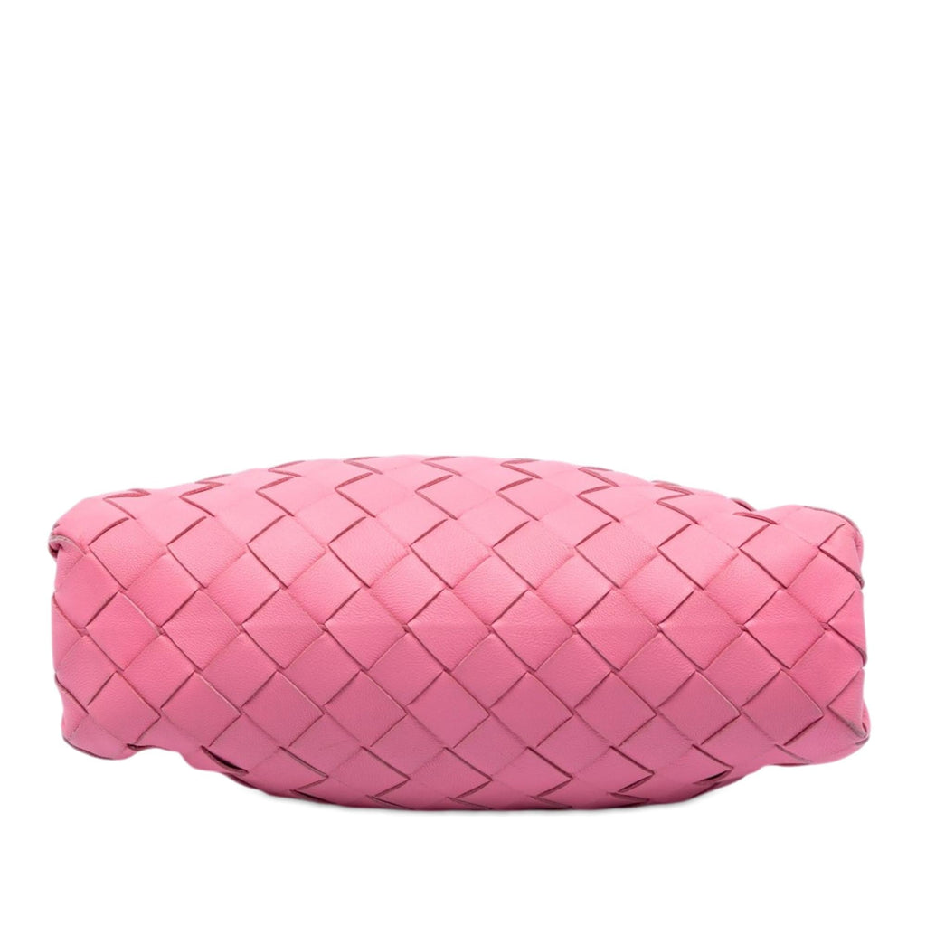 Bottega Veneta Nappa Intrecciato The Mini Pouch Crossbody Bag - Pink