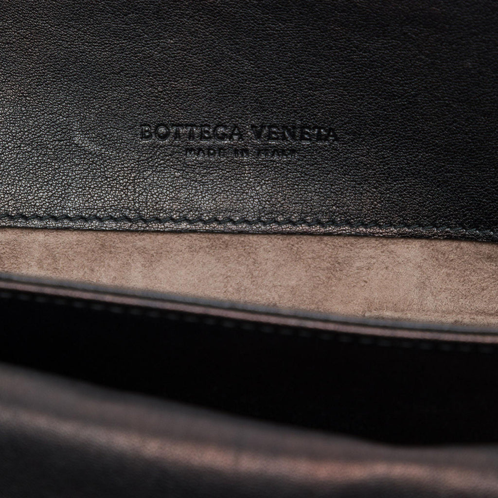 Bottega Veneta Nappa Intrecciato Tobu Olimpia Shoulder Bag - Brown