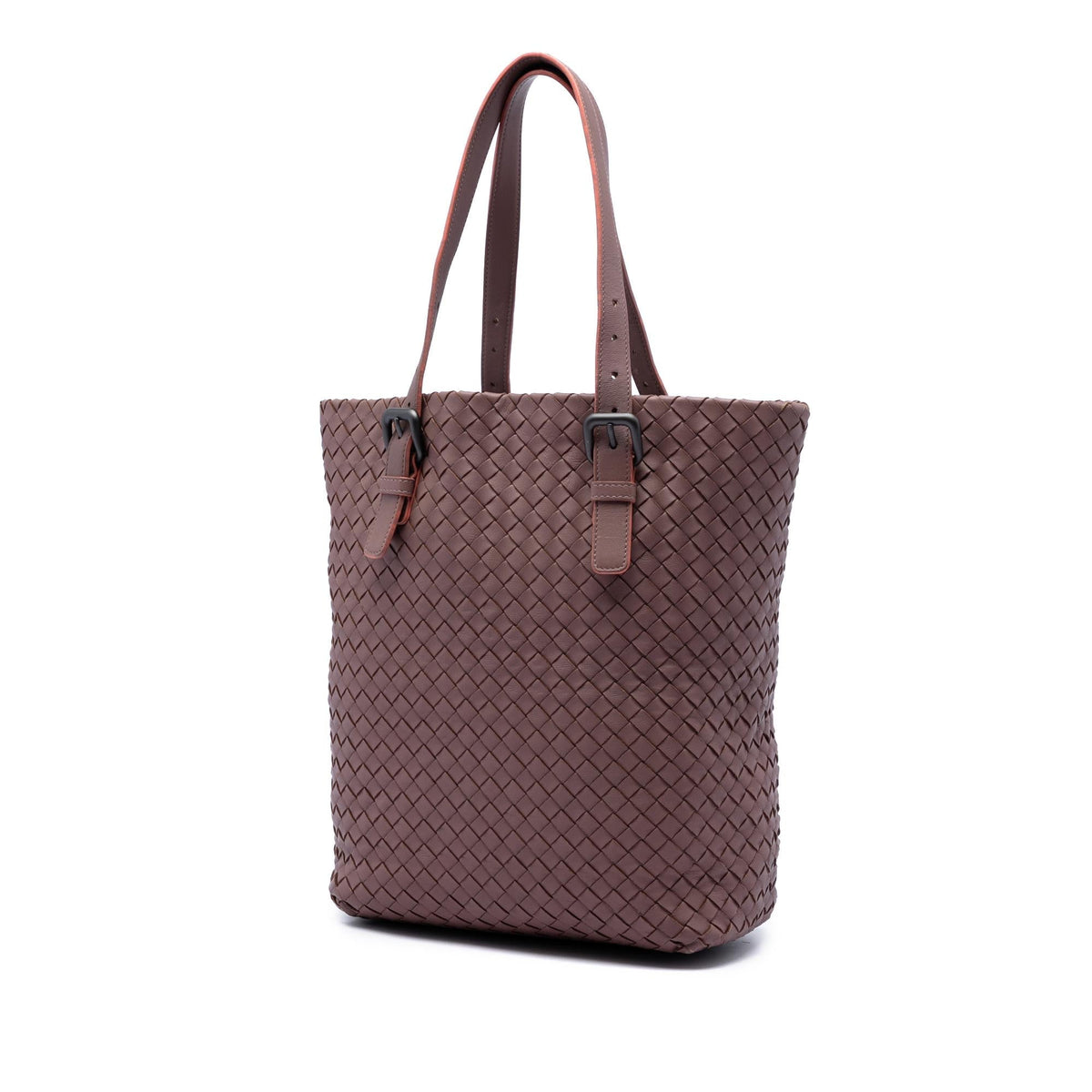 Bottega Veneta Nappa Intrecciato Tote Bag - Pink