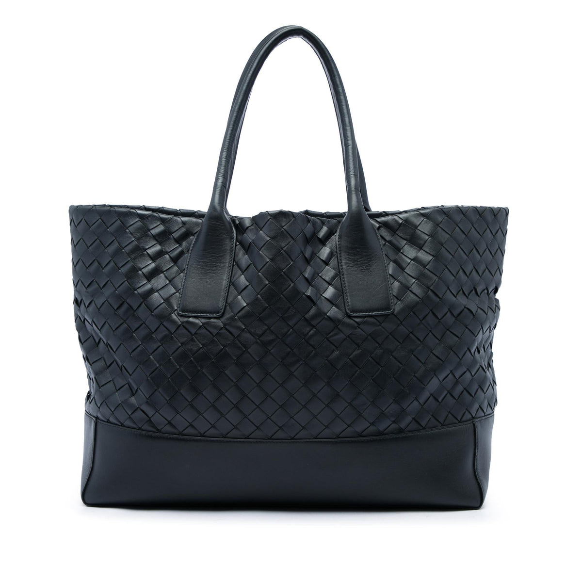 Bottega Veneta Nappa Intrecciato Tote Bag - Black