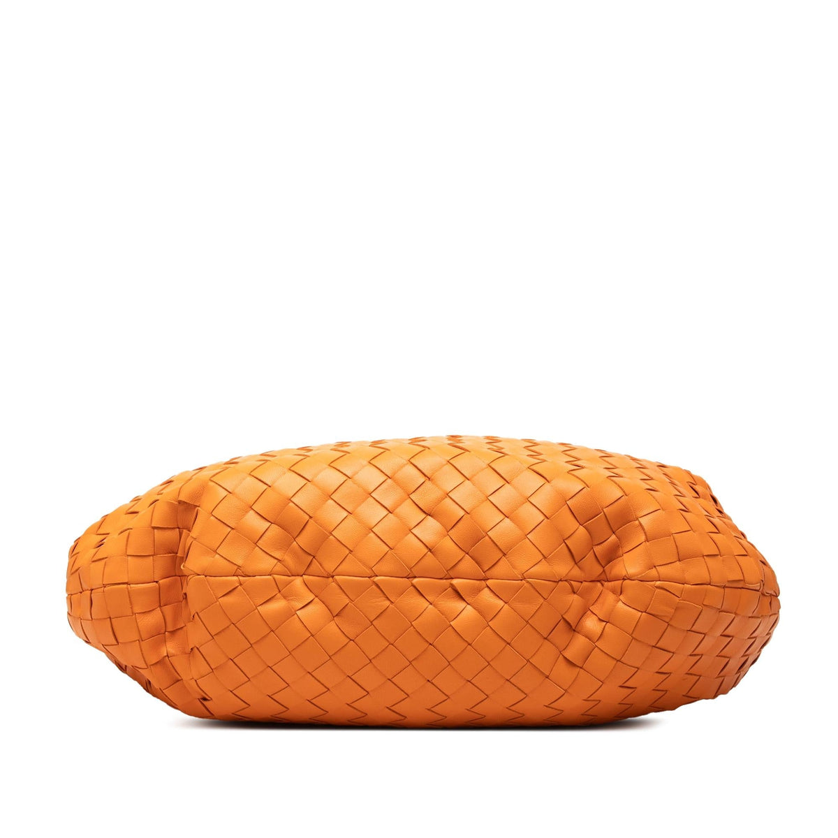 Bottega Veneta Small Nappa Intrecciato Jodie Hobo Bag - Orange