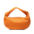 Bottega Veneta Small Nappa Intrecciato Jodie Hobo Bag - Orange