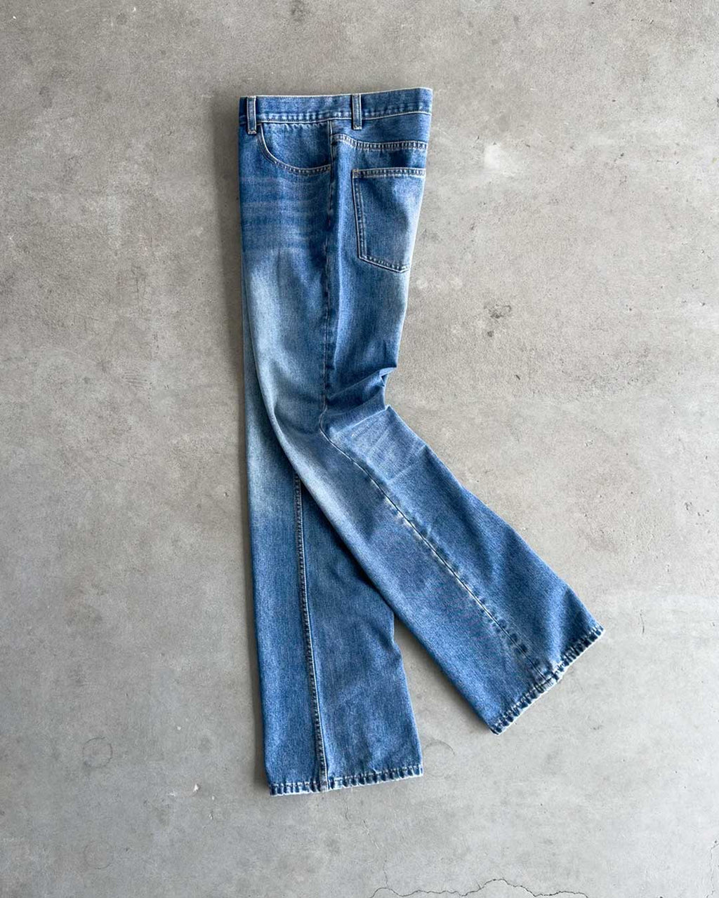 Bravest Studios Flare Denim Pants Blue